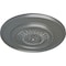 Ekena Millwork Floral Ceiling Medallion, Hand-Painted Platinum, 23 1/2"OD x 2 3/4"P CM23FLPLS - alternate 4